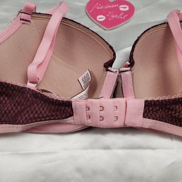 Victoria's Secret Dream Angels Plum Floral Push Up - Picture 4 of 4